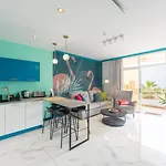 Chic 1br Ocean View With Ac And Pool In Playa Paraiso Apartment *