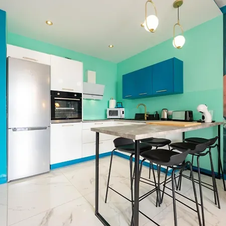 Apartamento Modern 1br Ocean View With Ac And Pool In By Aqua Vista Tenerife Costa Adeje (Tenerife)