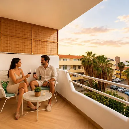 Modern 1br Ocean View With Ac And Pool In By Aqua Vista Tenerife Apartamento *